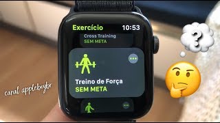 Como adicionar o exercício “Treino de Força” 🏋️‍♂️ no Apple Watch ⌚️ [upl. by Corvese]