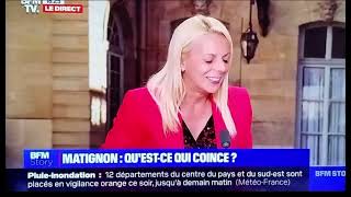 Sébastien Delogu refuse dêtre touché par une femme députée Edwige Diaz RN sur le plateau de BFMTV [upl. by Sedlik537]