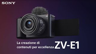 Sony ZVE1 creazione di contenuti perfetta [upl. by Lucita]