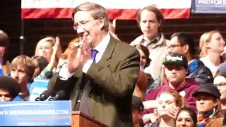 Charles Pelkey Endorses Bernie Sanders in Laramie Wyoming [upl. by Ettenauq341]