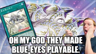 THE BLUE EYES STRUCTURE DECK IS ACTUALLY GOOD [upl. by Ellenwahs]