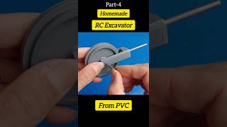 Homemade Mini Rc Excavator from PVC  diy inventions diytools machine dc dcmotor lifehacks [upl. by Bradstreet]