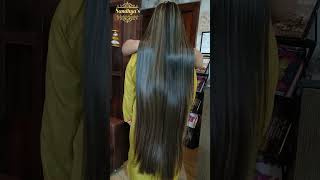 Streaks hair service at the salon  Sandhya Gupta hairstyle haircare haircut hairlounge shorts [upl. by Karl]