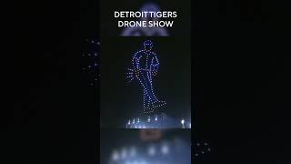 Detroit Tigers drone show ahead of ALDS game 3 [upl. by Areip]