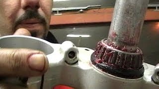 Steering head bearings how to replace and adjust without special tools [upl. by Bettzel]