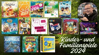 Kinderspiele und Familienspiele 2024 Was lohnt sich Teil 1 [upl. by Akcinahs]