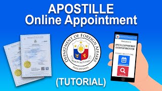 DFA Online Appointment ApostilleRed Ribbon – 6 MIN TUTORIAL [upl. by Dehsar]