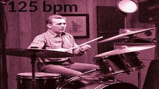 125 BPM  COUNTRY Rhythm 5 Drum Track Drum Beat Base de Batería Metrónomo [upl. by Ihteerp]