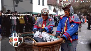 FasnetTV Rückblick  Rosenmontagsumzug Seebronn 2024 mit Kommentar [upl. by Nosrac571]