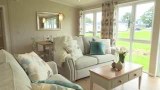 Beautiful Holiday Lodge Tour  The Tresco by Tingdene Homes [upl. by Eca]