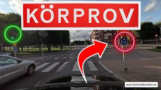 UPPKÖRNING BIL  GODKÄNT KÖRPROV Häng med i bilen på körning prov uppkörning körkort körprov [upl. by Elrebma]