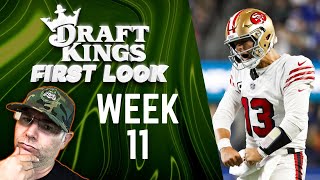 Crush Your DraftKings DFS Lineups With These Week 11 NFL Picks [upl. by Ronny528]