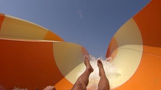 Flying Boats Water Slide at Aqualand Costa Adeje [upl. by Fidellas]