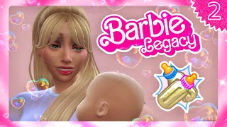 MY CALMEST VIDEO YET  Barbie Legacy Challenge Ep 2 The Sims 4 [upl. by Trepur]