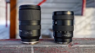 Tamron 1770 vs Sony 1655 Comparison [upl. by Melmon257]