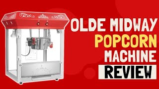 Olde Midway Popcorn Machine Review [upl. by Huntingdon264]