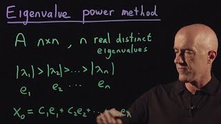 Eigenvalue Power Method  Lecture 30  Numerical Methods for Engineers [upl. by Aleck]