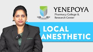 Local Anesthetic  Pharmaceutical Chemistry  Yenepoya Pharmacy College amp Research Centre [upl. by Turley]