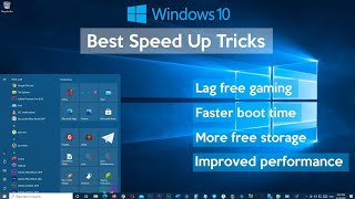 How to speed up your Windows 10 performance in Laptop and Computer [upl. by Lilith]