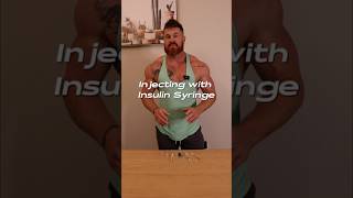 Injecting with an Insulin Syringe [upl. by Xela51]