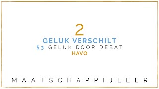 Havo Maatschappijleer § 23 Geluk door debat [upl. by Kevyn]