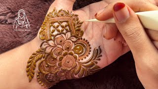 Very Beautiful Stylish Easy Mehndi Design for Hand  Beautiful Latest Henna Design [upl. by Alana]