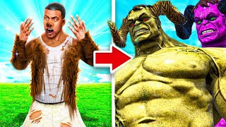 Shinchan And Franklin Upgrading Into GOD ELEMENTAL REVENGER HULK IN GTA 5 ShivGam Gaming [upl. by Ahsekyw]