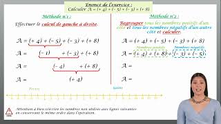 Addition de plusieurs nombres relatifs [upl. by Harriet399]