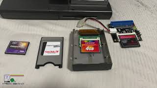 MARCHintosh Will It Boot PCMCIA CompactFlash adapter on a Macintosh PowerBook 1400cs166 [upl. by Latterll368]