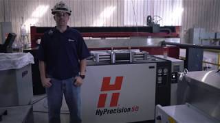 Hypertherm HyPrecision Waterjet No problems [upl. by Nama]