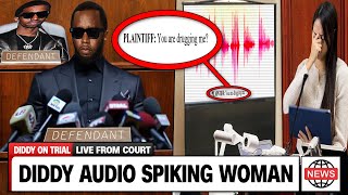 PDiddy AUDIO Spiking WOMAN Played In COURT [upl. by Marcin462]