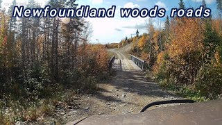 off roading on Newfoundlands woods roads offroad 4x4 [upl. by Ultann824]