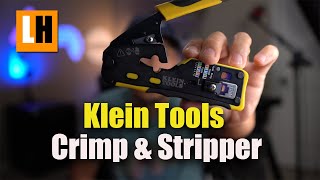 Klein Tools VDV226110 Ratcheting Modular Data Cable Crimper [upl. by Benni]