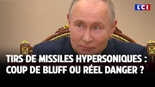 Tirs de missiles hypersoniques  coup de bluff ou réel danger ｜LCI [upl. by Eisele]