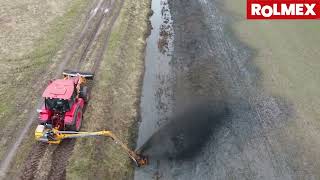 Ditch cleaner PR80 ROLMEX [upl. by Neerihs]