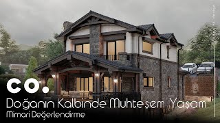 İstanbul Şile Projesi Dağ Evi Konseptiyle Modern Mimari [upl. by Eanil]