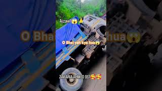 viralvideo Aizawl 🛣️ road Mizoram truck driver live 🥰 [upl. by Aneerak]