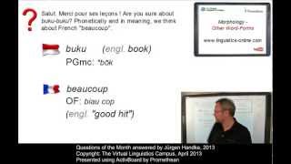 General Linguistics  Questions of the Month April 2013 [upl. by Yecaj401]