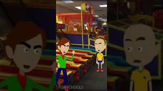 Caillou goes to Chuck E Cheese’s while groundedgrounded big timeboris super angry [upl. by Eddana664]