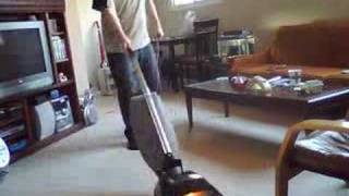 1981 Hoover Heavy Duty Convertible Upright Vacuum Cleaner [upl. by Athalla]