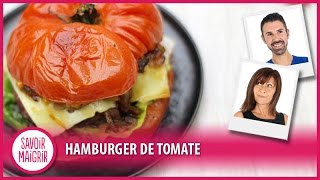 Recette du Hamburger de tomates  Cuisine facile [upl. by Giefer]