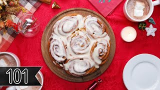 How To Make Homemade Cinnamon Rolls • Tasty [upl. by Adelle]