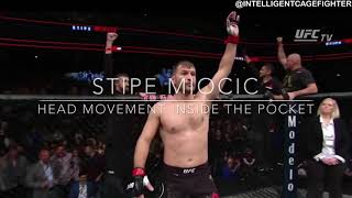 Stipe Miocic Head Movement inside the pocket [upl. by Aicilyt]