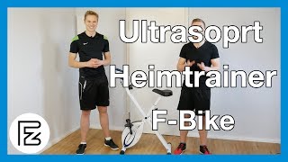 Ultrasport Heimtrainer F Bike im Test  Testsieger der günstigen Heimtrainer [upl. by Elianore]