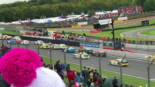 Ginetta Junior Crash Brands Hatch GP 2017 red flag [upl. by Almeda883]