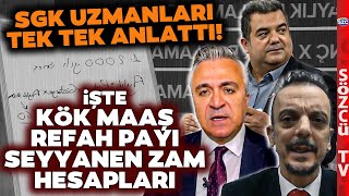 Seyyanen Zam Refah Payı ve Kök Maaş Hesabını SGK Uzmanları Zamlı Maaş Tablosuyla Anlattı [upl. by Arratahs278]