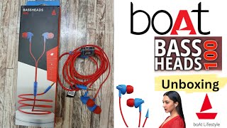 Boat BassHeads 100 🔥 Earphones Unboxing amp Review  Perfect Balance of Bass and Treble [upl. by Horn]