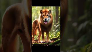 Lion  Dingo Hybrid Animal Ai Fusion Hybrid lion [upl. by Ellerahc534]