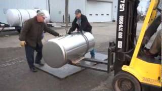 AlumiTank Fuel Tank Drop Test Video  2011v2 [upl. by Wilfreda265]