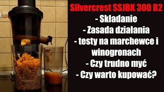 Wyciskarka wolnoobrotowa Silvercrest SSJBK 300 B2 testy [upl. by Ameluz]